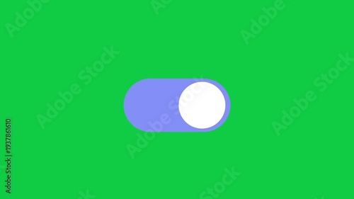On Off Toggle Slider Switch Button UI Animation
