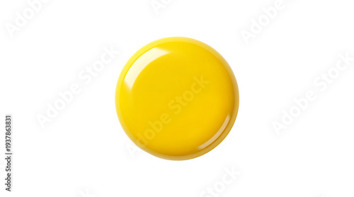 Yellow magnet—or a pin badge
