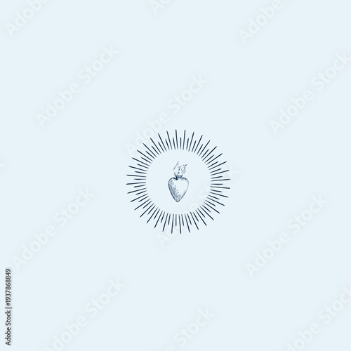 THESE HIGH QUALITY SACRED HEART JESUS VECTOR FOR USING VARIOUS TYPES OF DESIGN WORKS LIKE T-SHIRT, LOGO, TATTOO AND HOME WALL DESIGN
