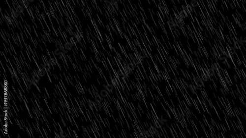 Rainfall Animation with Falling Rain Drops Weather Effect
