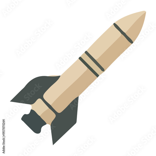 Simple Rocket Launch Icon