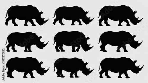 Rhino silhouette
