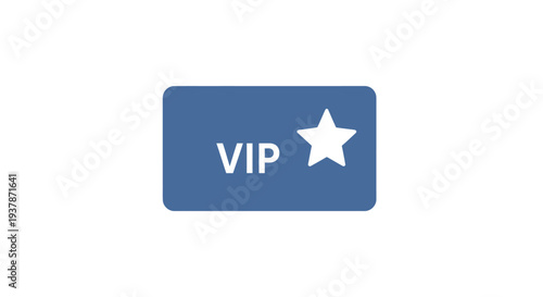 VIP label with star symbol.