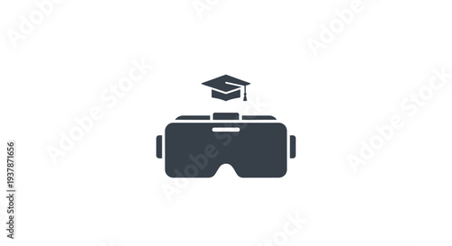 Virtual Reality Education Technology Glasses.