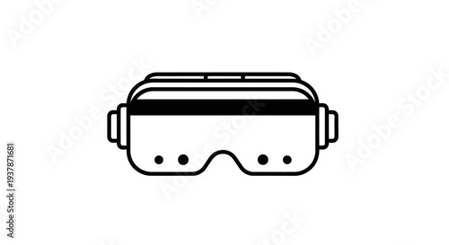 Virtual Reality Headset Device.