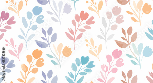 Elegant floral illustration with a light and refined aesthetic