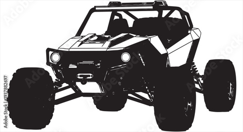 Off-Road Buggy Blueprint – Adventure Terrain Vehicle CAD Technical Drawing