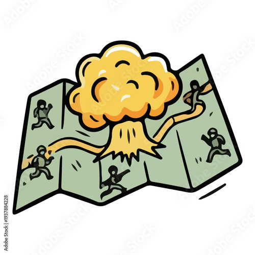 War Strategy Map Explosion