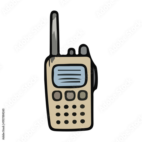 Doodle Walkie Talkie Icon