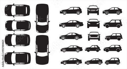 Car Blueprint Design – Automotive Engineering CAD Technical Drawing