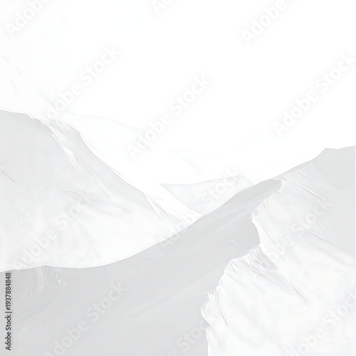 A grayscale abstract landscape with smooth, flowing hills