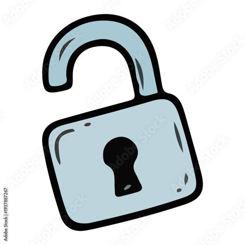Unlocked Padlock Icon