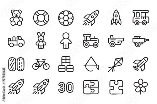 Traffic Light Arrow and Bicycle Road Sign Vector Icon Set