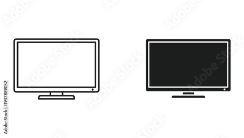 Monitor Screen Display Technology Concept