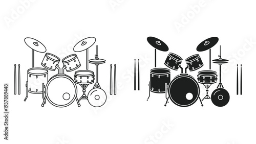 Drum Kit Percussion Performance Musical Instrument
