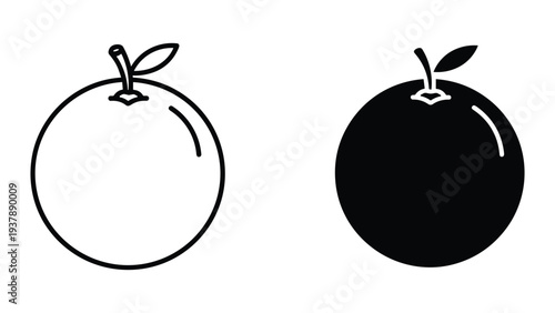 Orange Icon Silhouette Contrast Health