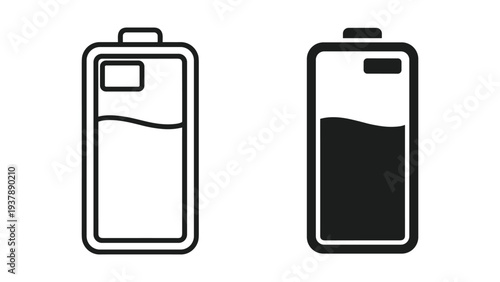Battery Power Indicator Full Empty Status Technology
