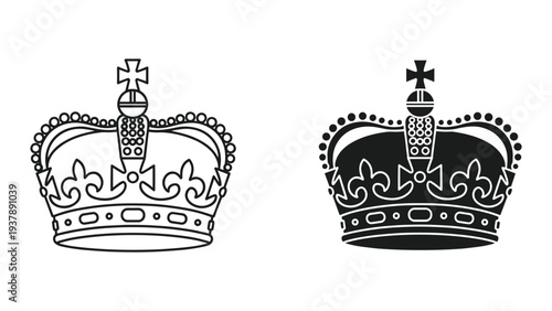 Crown Symbol Royalty Authority Leadership Power Emblem