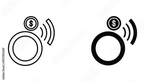 Money Ring Wireless Payment Concept