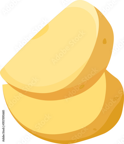 Potato Slices Illustration