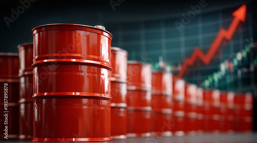 Oil Barrels and Rising Tren...