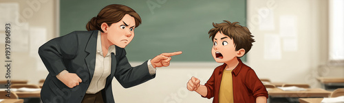 Classroom Conflict: A stern...