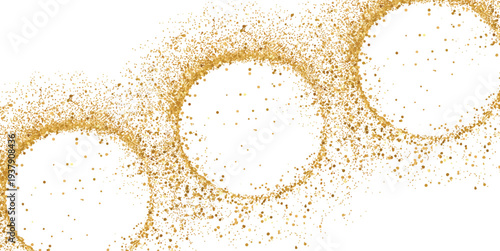 Abstract grunge textured brown circle background