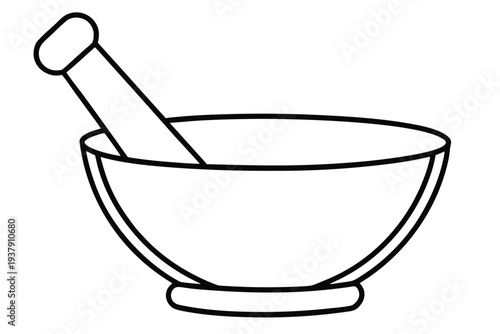 Mortar and Pestle, Apothecary Symbol