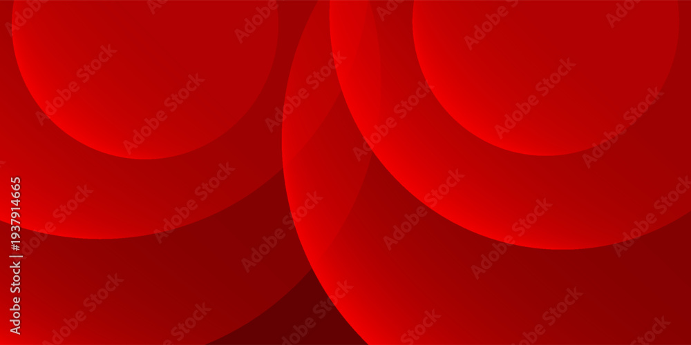 Obraz premium Abstract red background with red circles