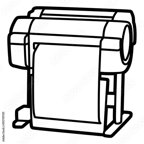 large long printer, adjustable lines