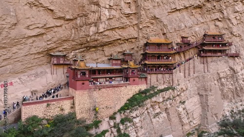 Hanging Temple at Datong, China - Ancient Cliffside Architecture