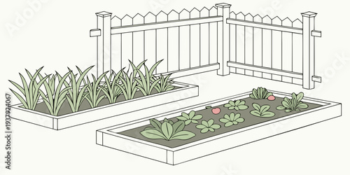 Aerial view of a modern architectural structure with unique geometric design and greenery Vector