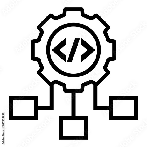 software development Line Icon