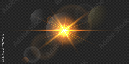 Glow isolated transparent sunlight special lens flare effect. sun rays png, sunbeam shine sparkle, sun flush, overlays, light leaks and glare effect.