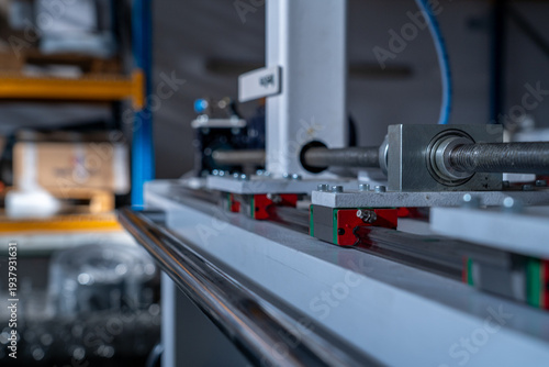 Industrial Linear Motion Guide System with Ball Screw and Precision Sliding Blocks