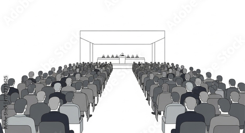 Crowd of People at Event.