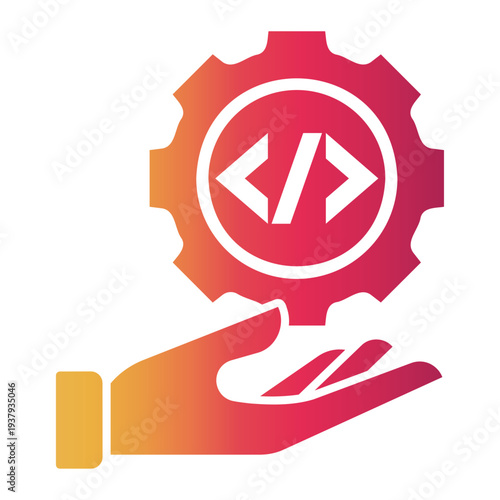 software development Gradient icon