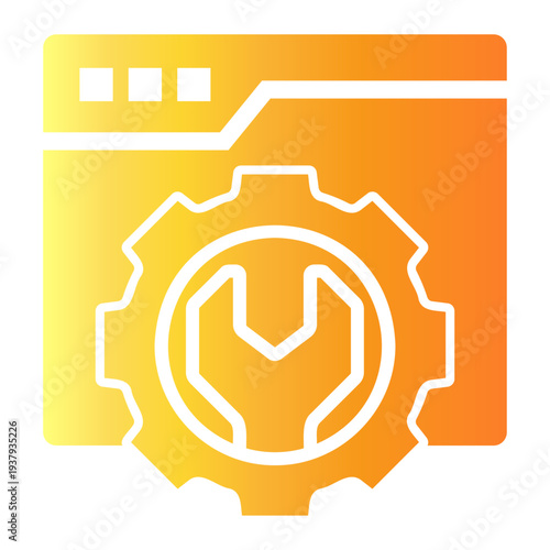 software development Gradient icon