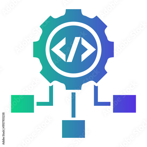 software development Gradient icon