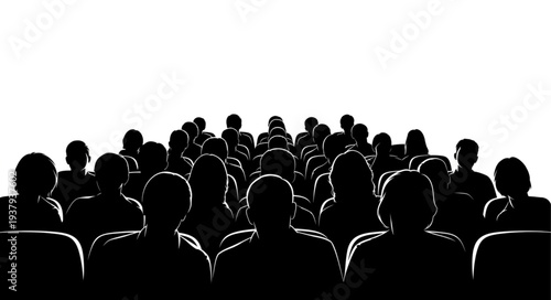 Crowd of People Watching Event.