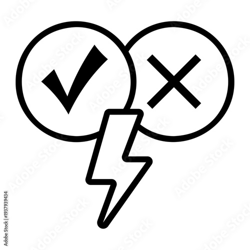 critical thinking Line Icon