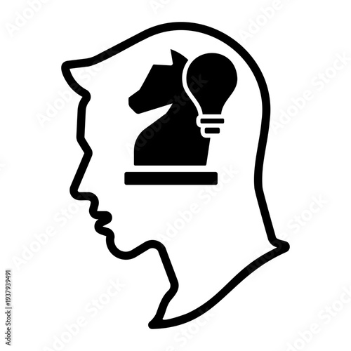 critical thinking Line Icon