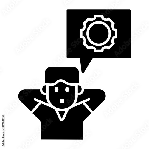 critical thinking Solid icon