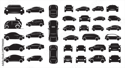 Car Blueprint Design – Automotive Engineering CAD Technical Drawing