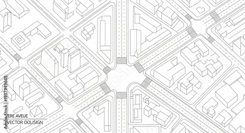 Detailed Architectural Blueprint of Building Design.