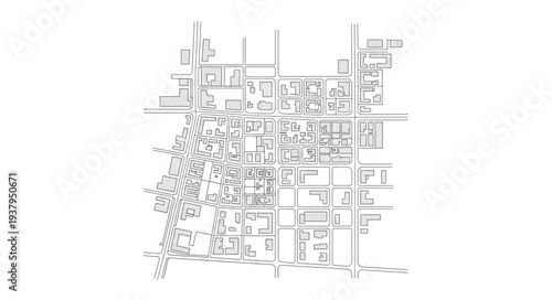 Detailed Architectural Blueprint of Building Design.