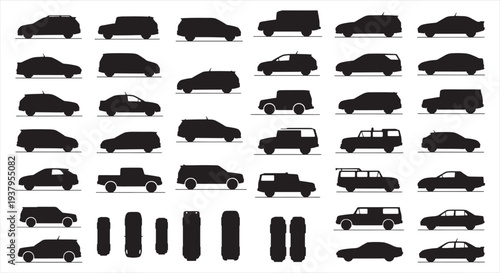 Car Blueprint Design – Automotive Engineering CAD Technical Drawing
