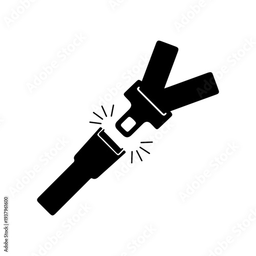 Seatbelt Safety Icon – Road Safety Symbol.