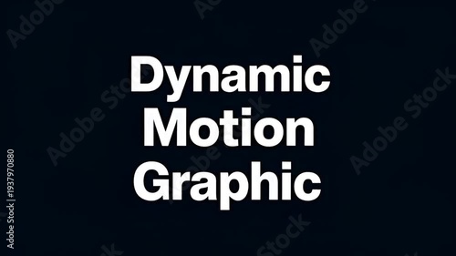 Dynamic Motion Graphic Video Background.