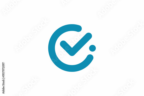 Letter C Circle Verified Logo 